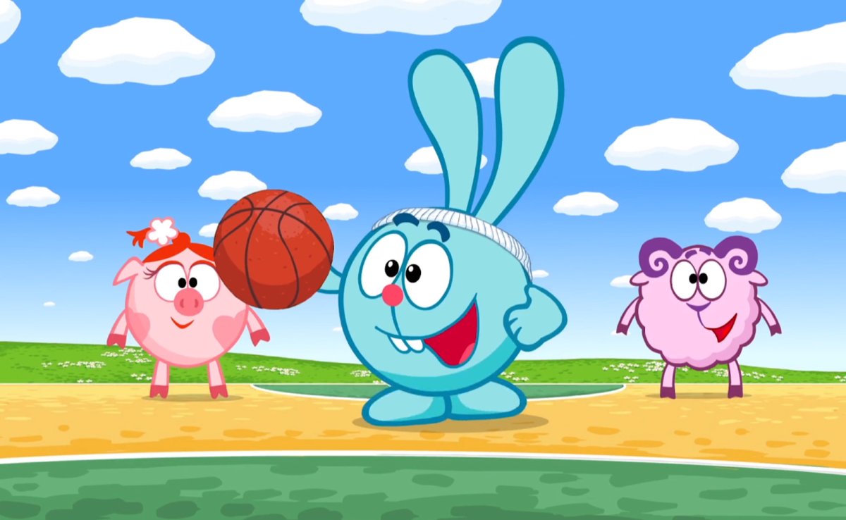 Смешарики Крош спорт