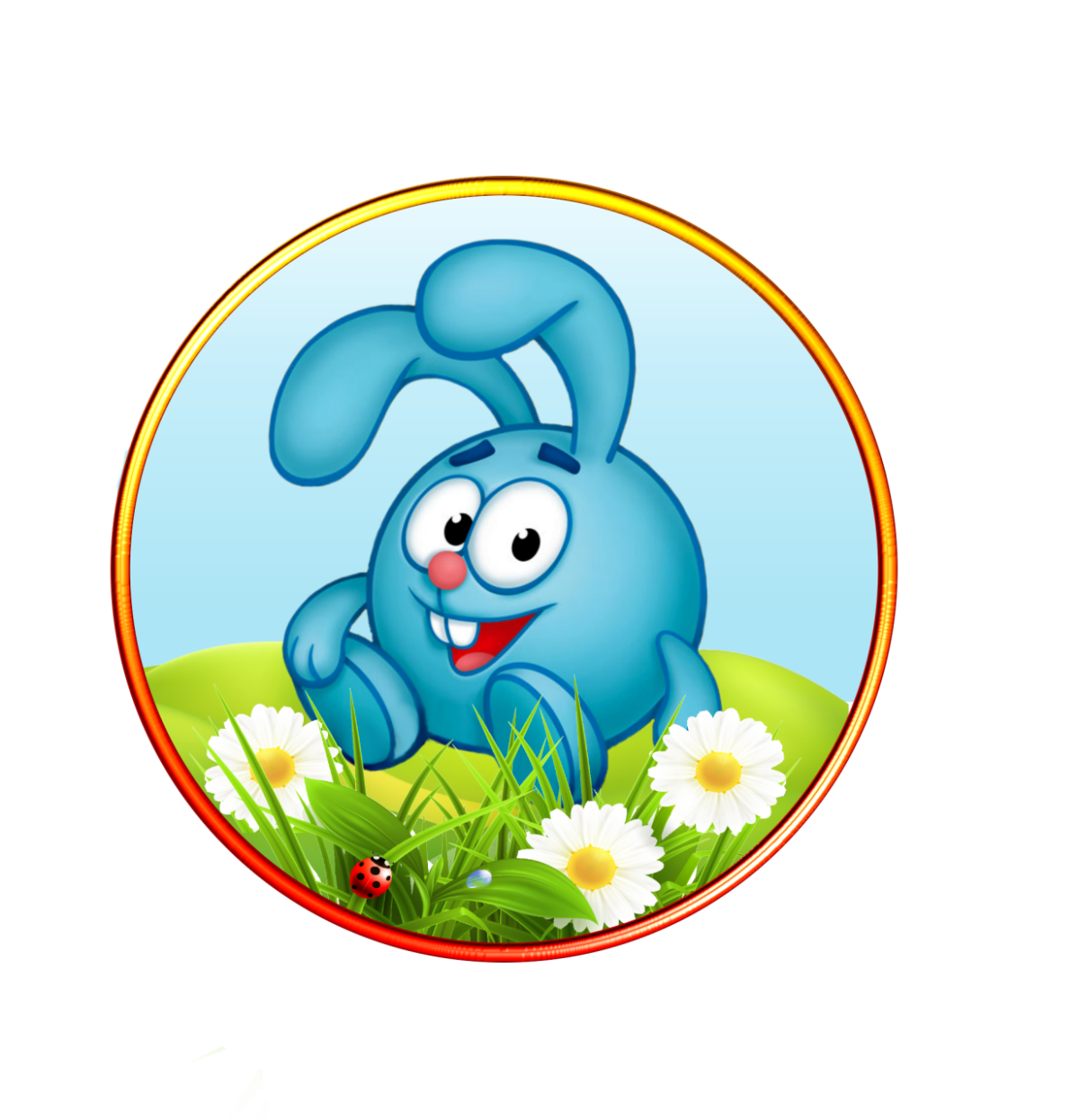 Наклейки на шкафчики для детского сада Смешарики