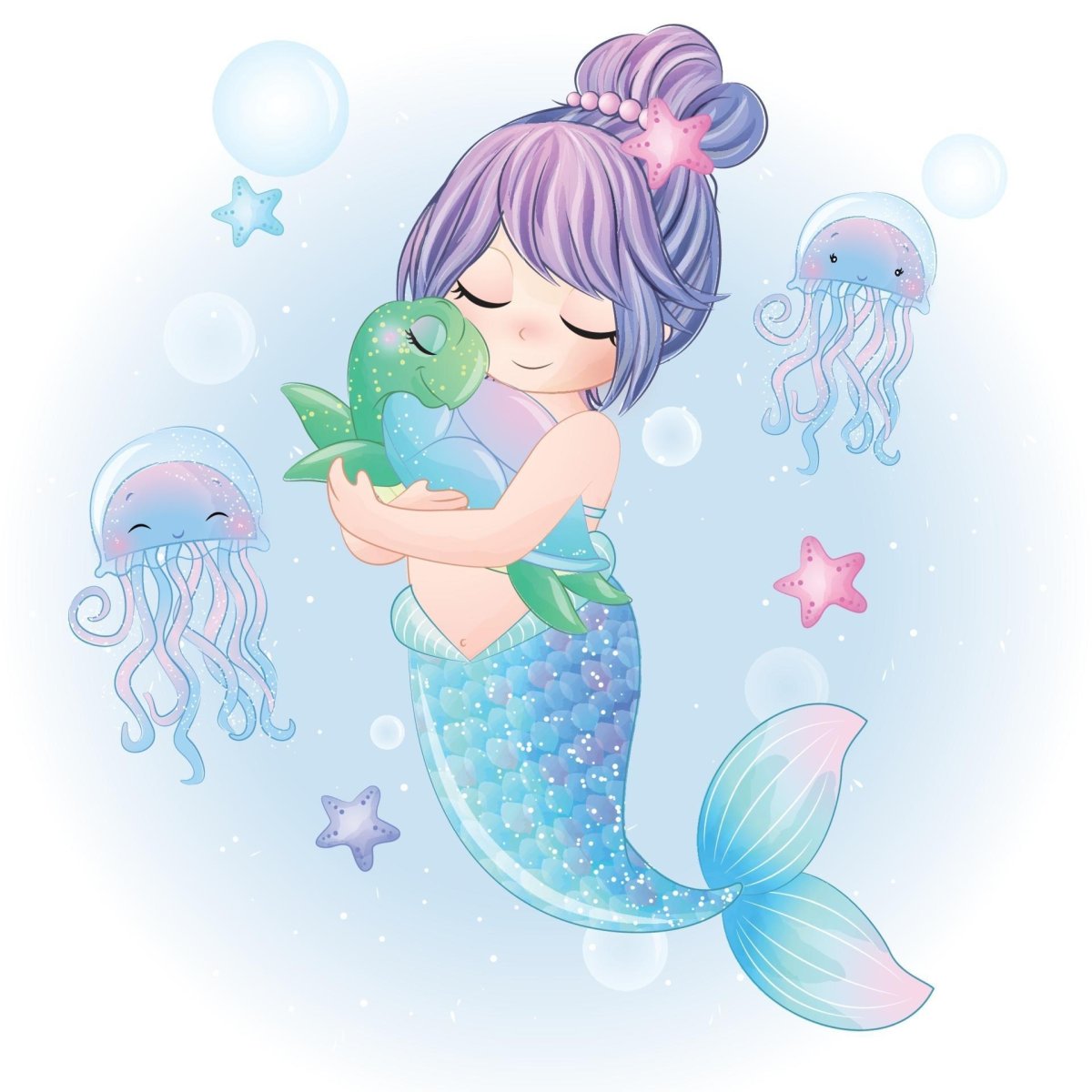 Милые девочки русалки