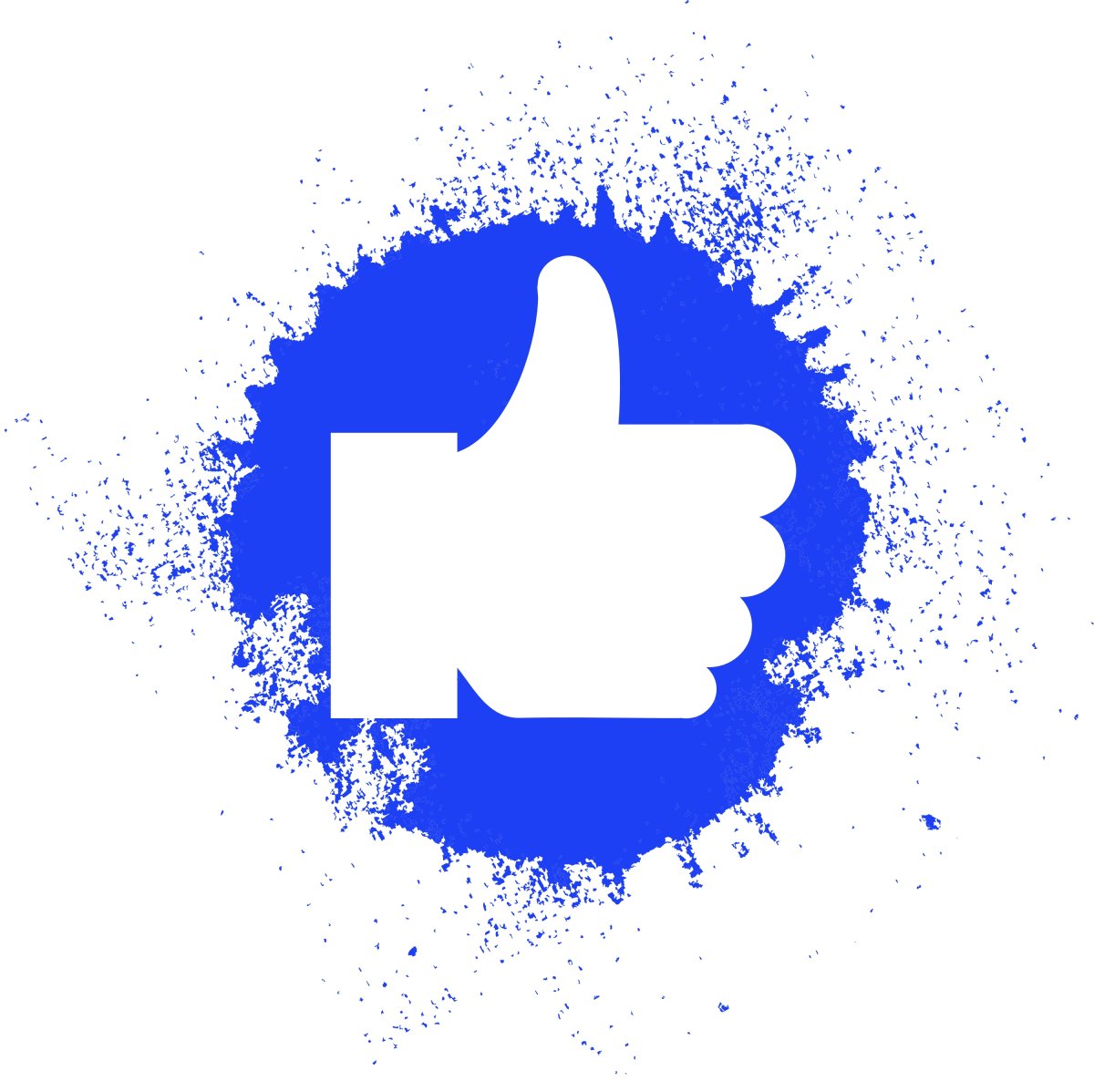 Красивый значок лайка