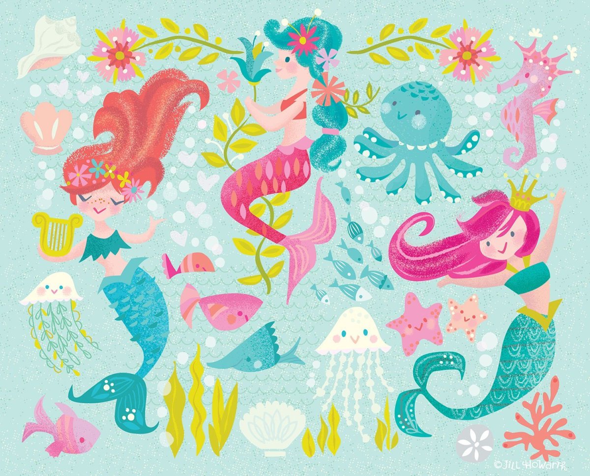 Русалочка сидит на Камне