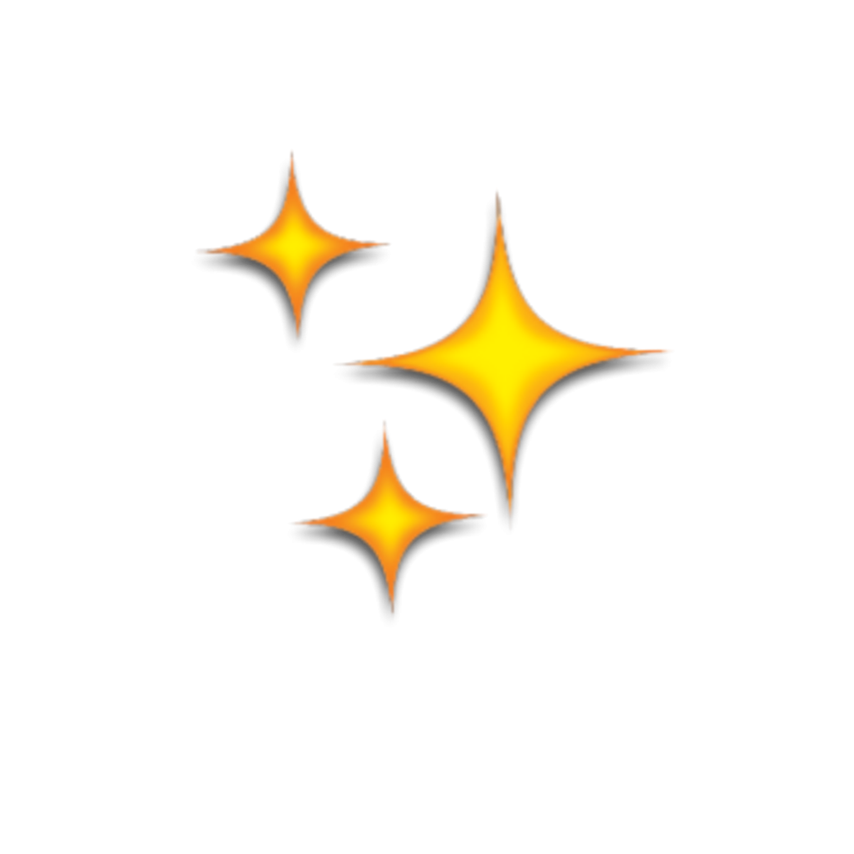 Неоновые звездочки