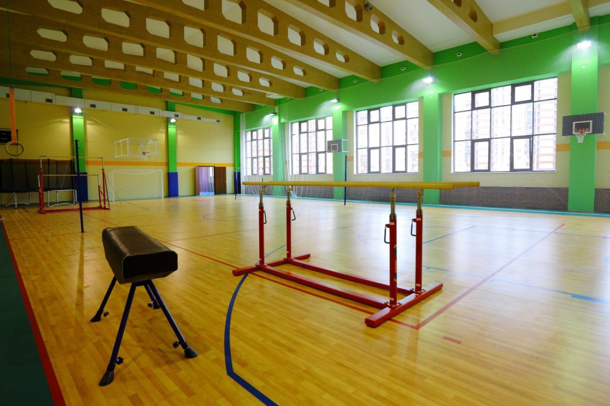 Школа 1066 спортзал
