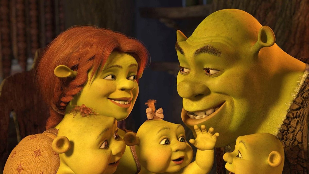 Шрек и Фиона аниме