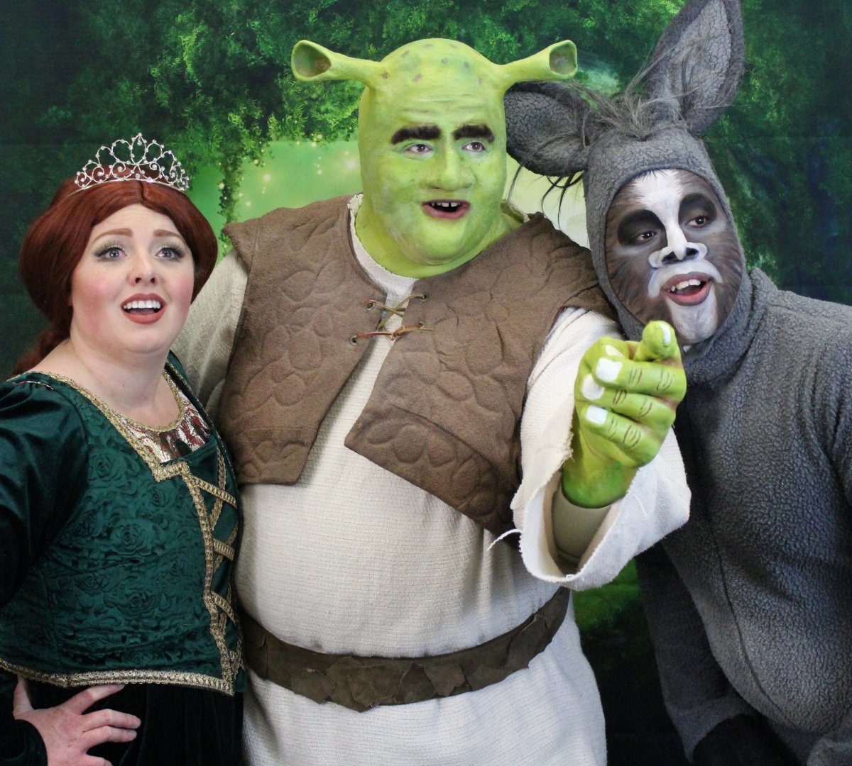 Шрек и Фиона в кровати