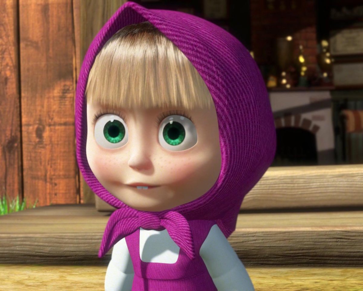 Фото Маши из мультика Маша и медведь