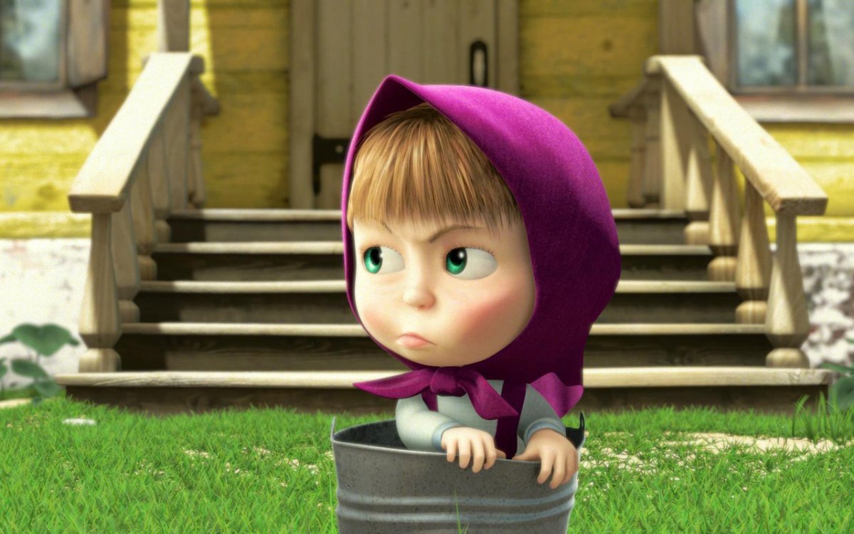 Маша и медведь озвучка Маши