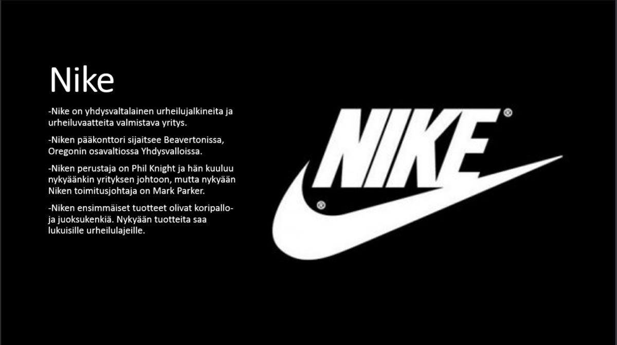 Nike Sportswear логотип