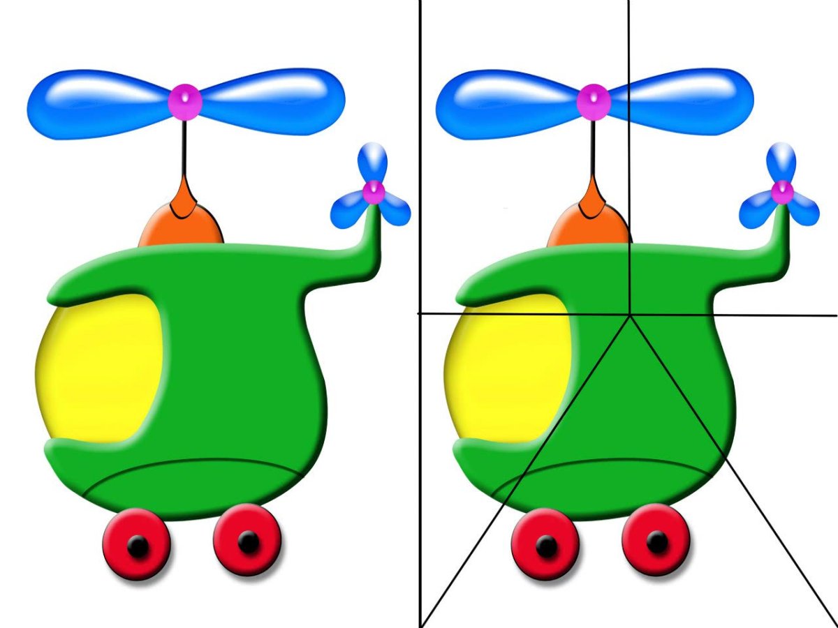 Разрезные пазлы транспорт