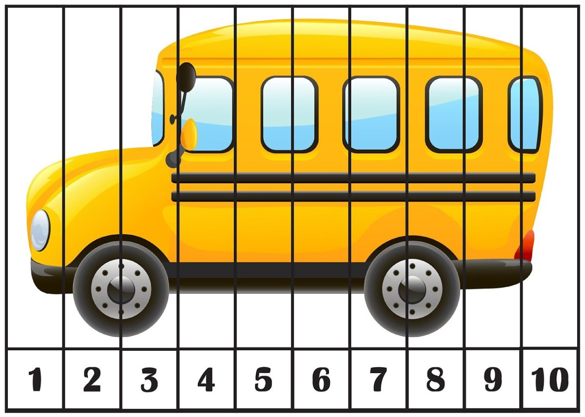 Пазлы половинки для малышей