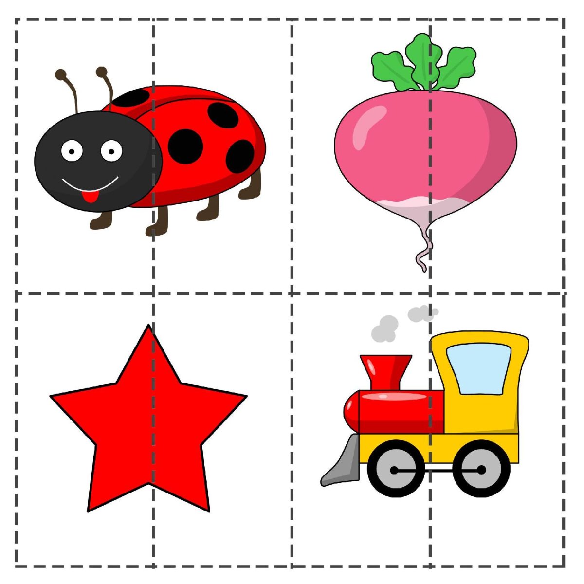 Пазл для малышей транспорт