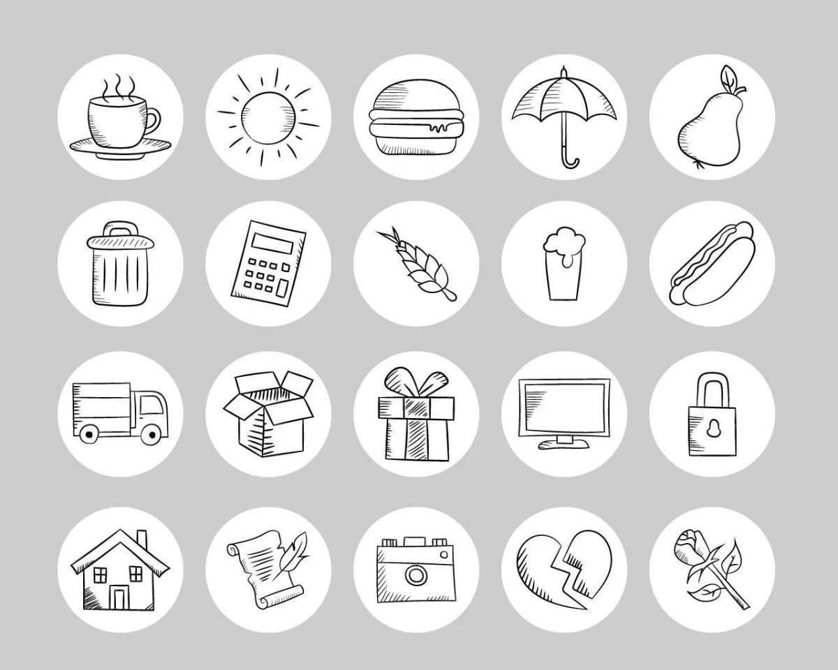 Значки для сториз