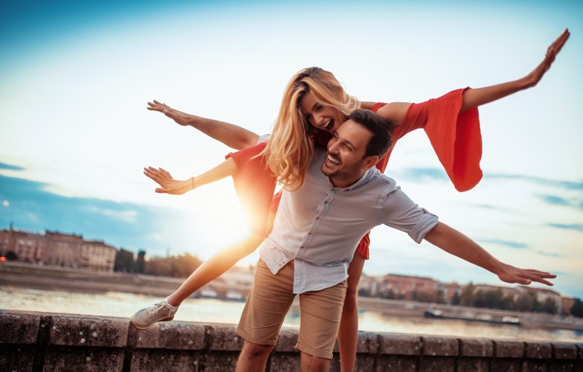 Счастливая девушка