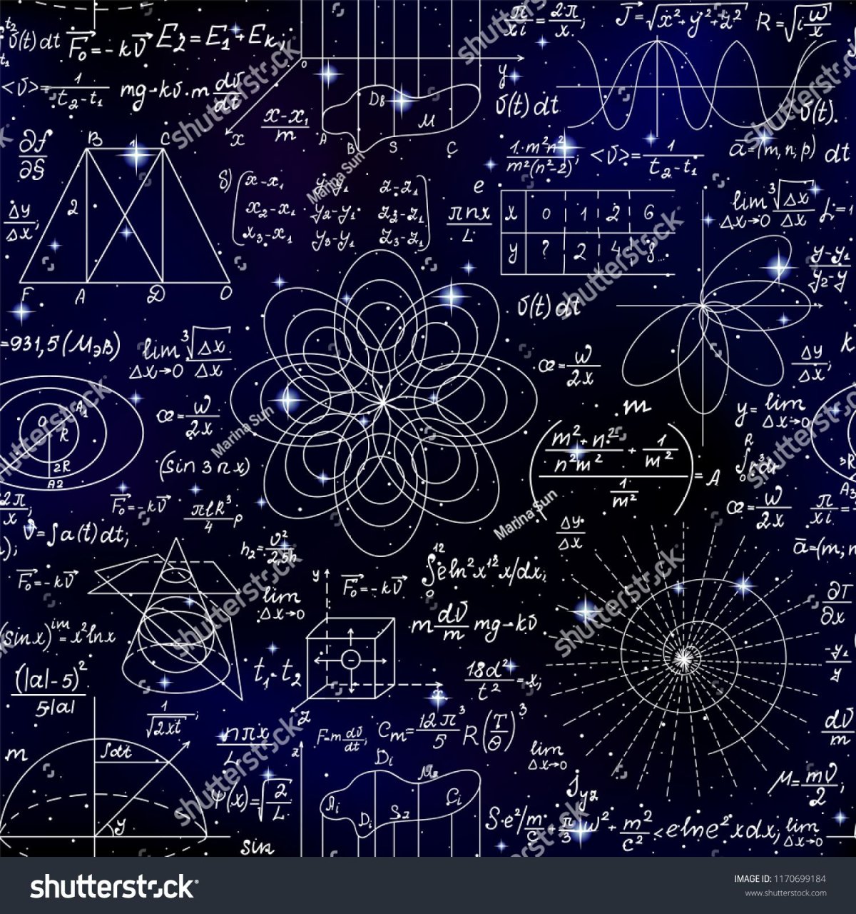 Космос из математических знаков и цывфер