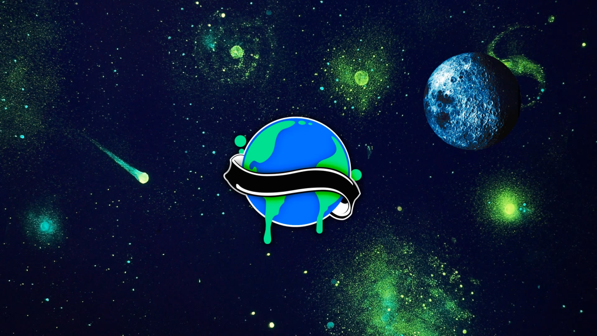 Космос фон для рабочего стола мультяшный