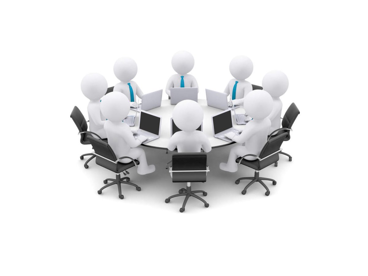 Люди за круглым столом