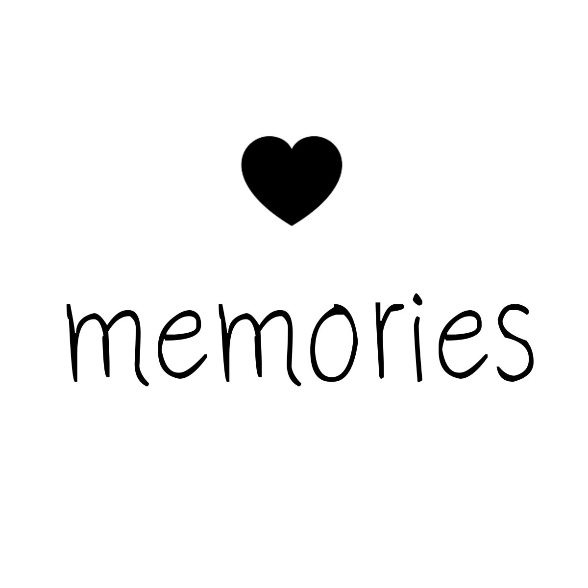 Memories надпись