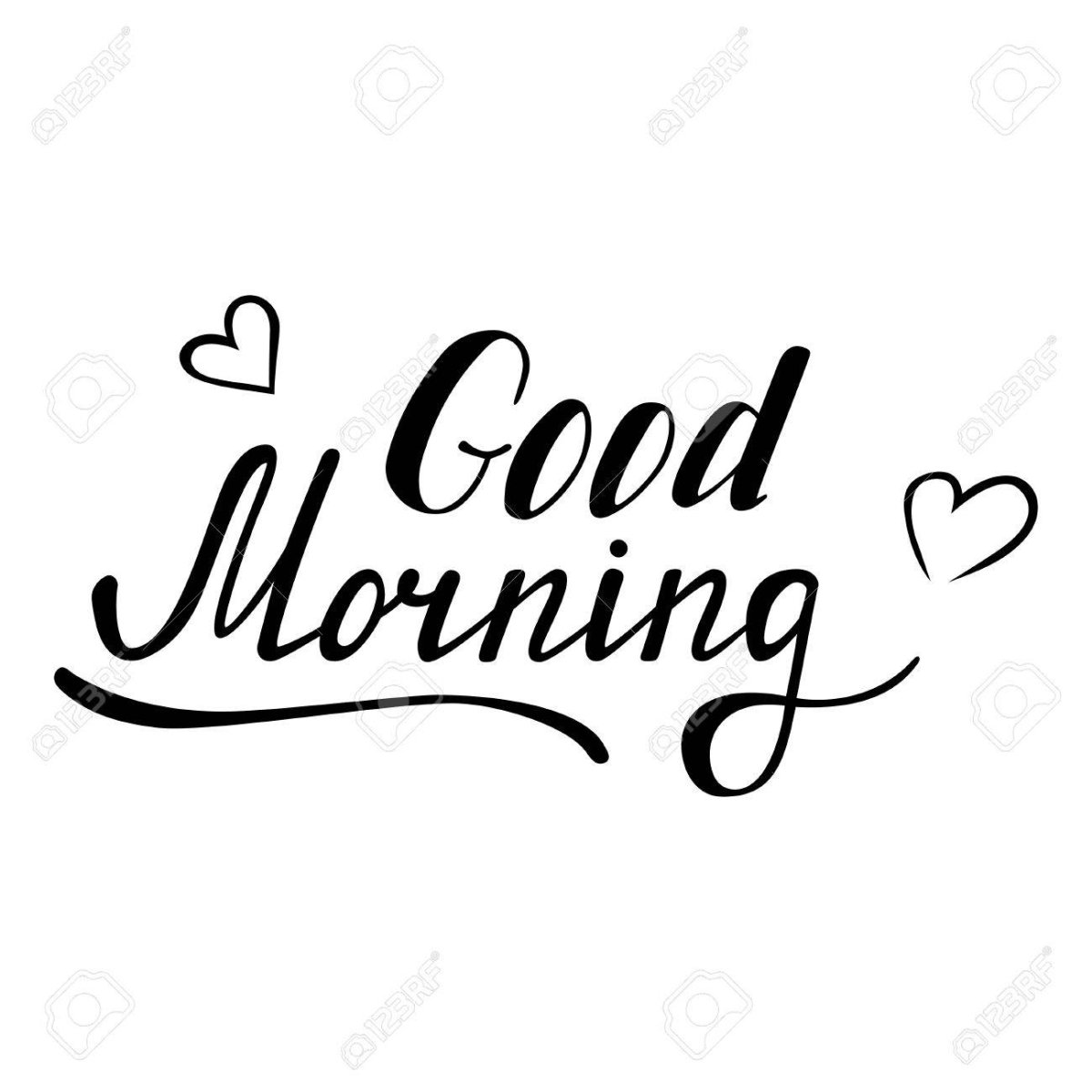 Красивая надпись good morning