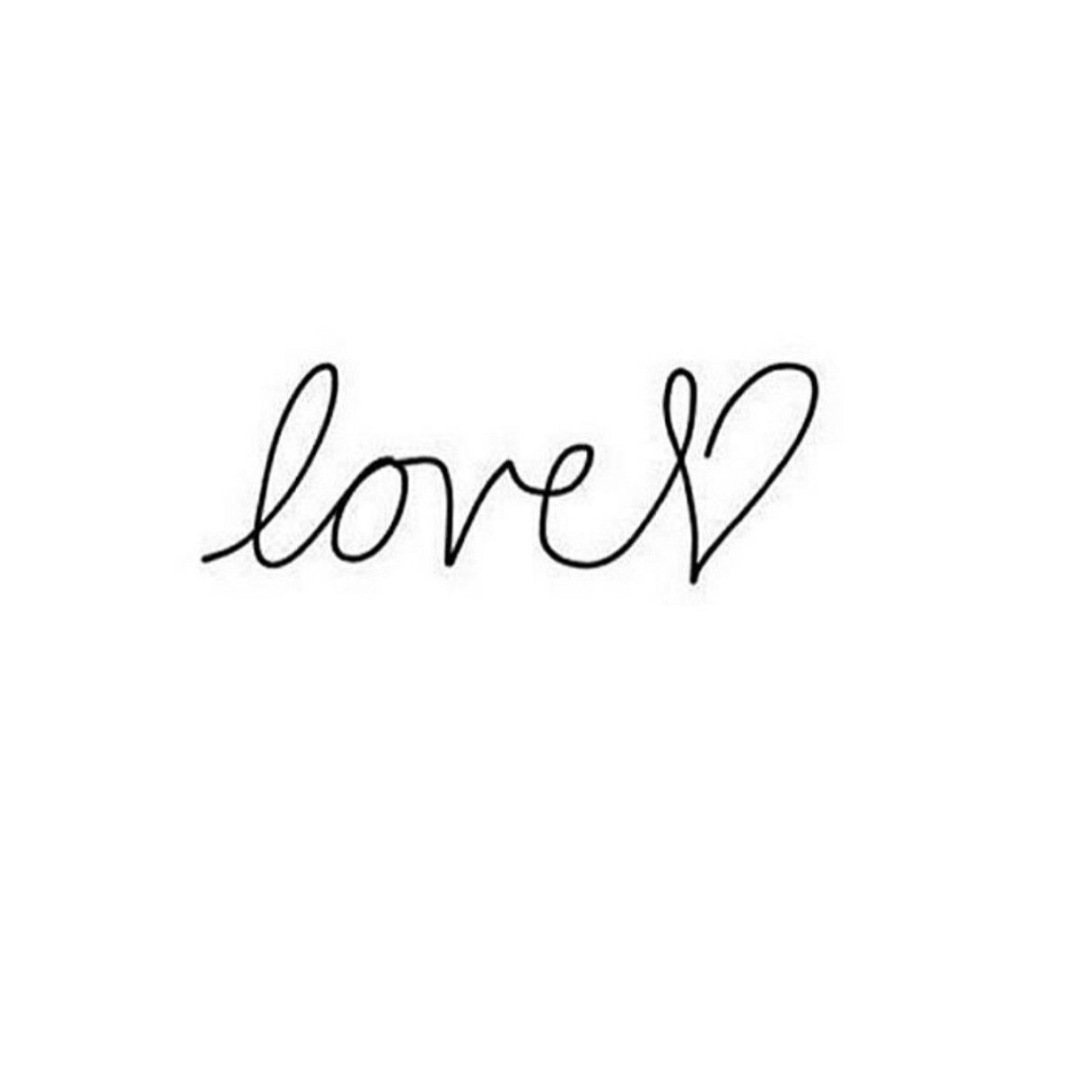 Эскиз тату Love