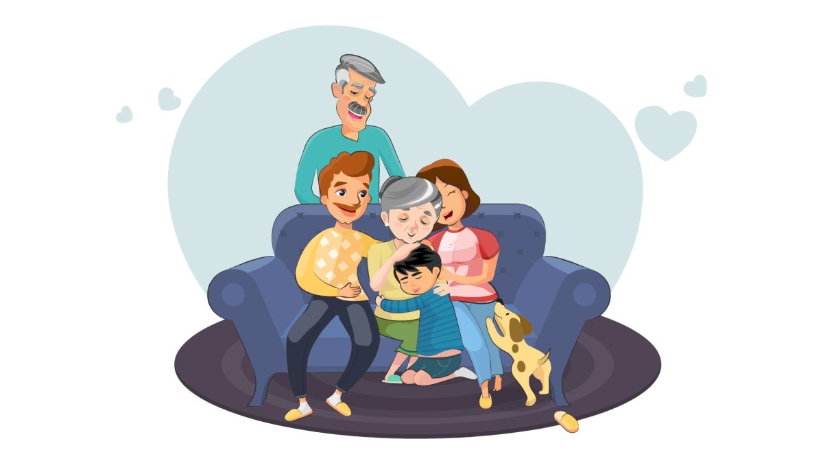 Семья для презентации без фона