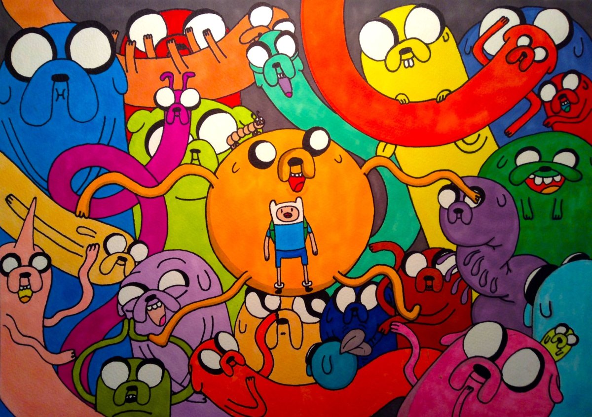 Эстетика мультфильм we bare Bears