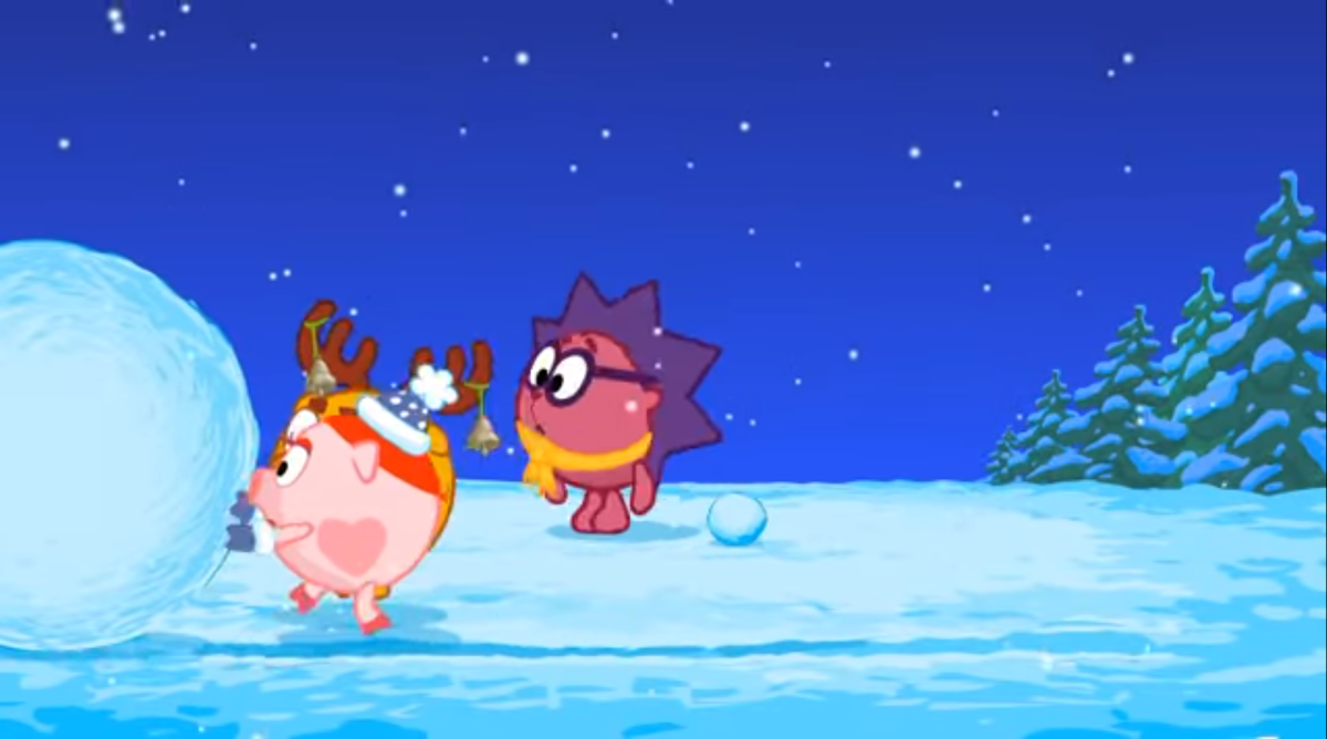 Смешарики Ёжик в туманности