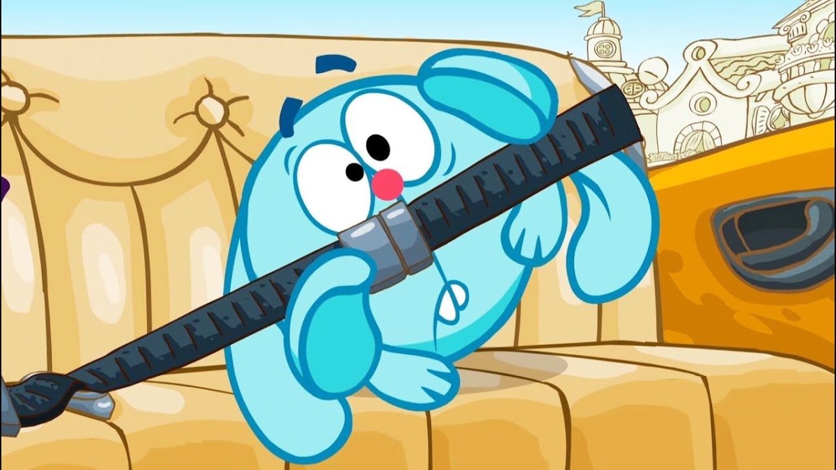 Смешарики Крош зимой