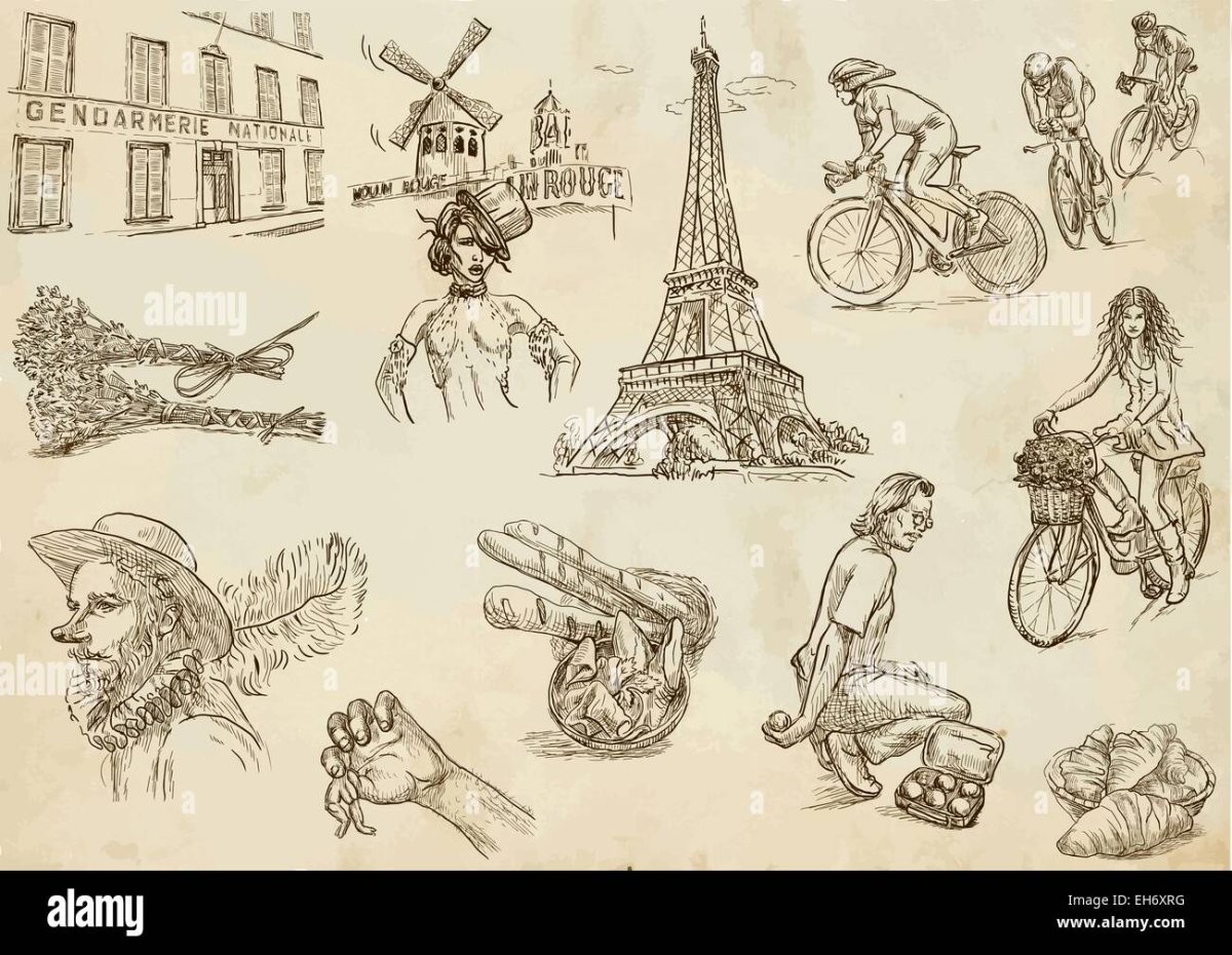 Рисунки на тему Франция