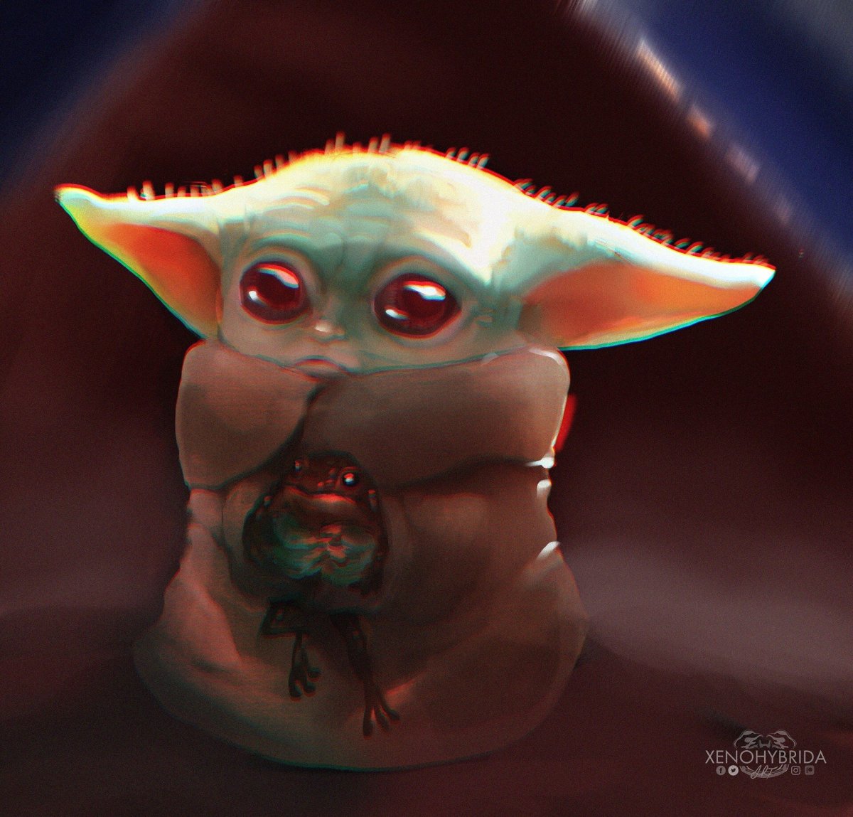 Бейби йода арт