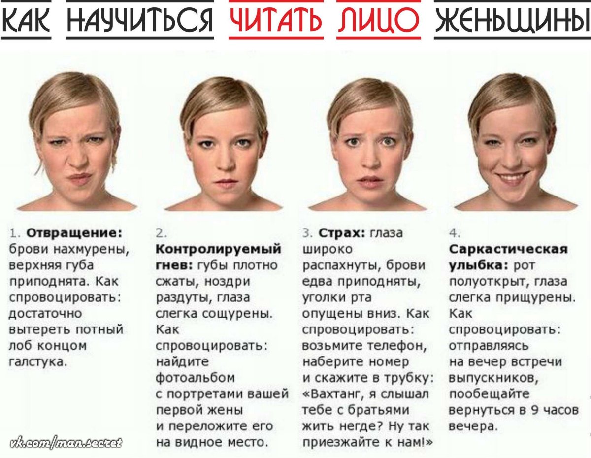 Физиогномика выражение лица