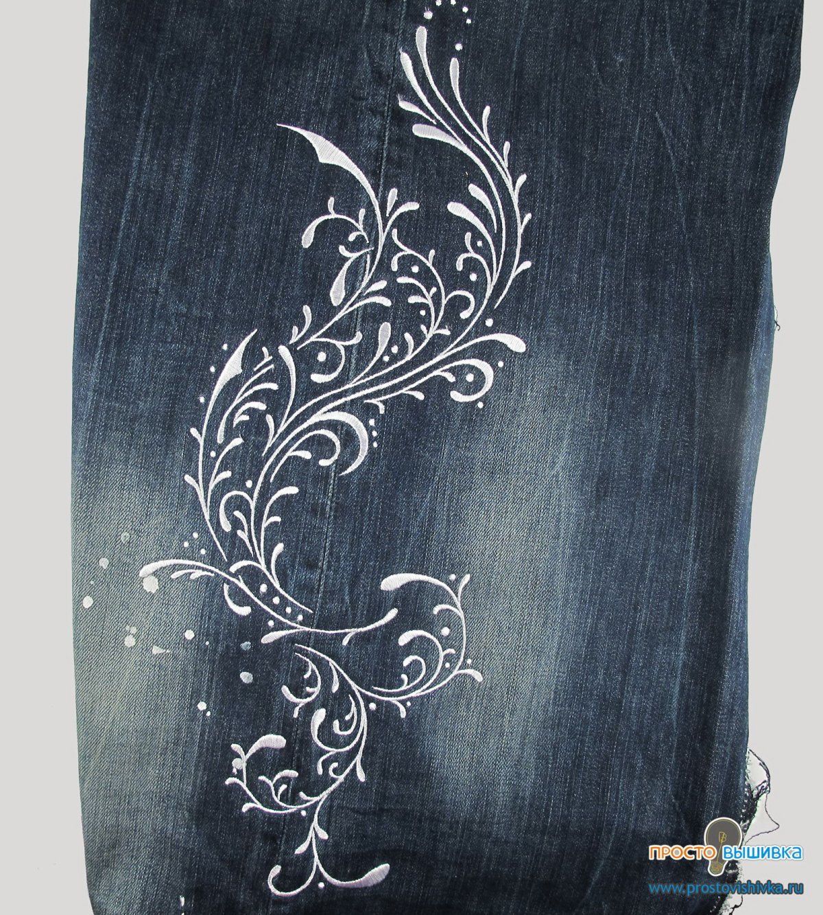 Узоры на джинсах