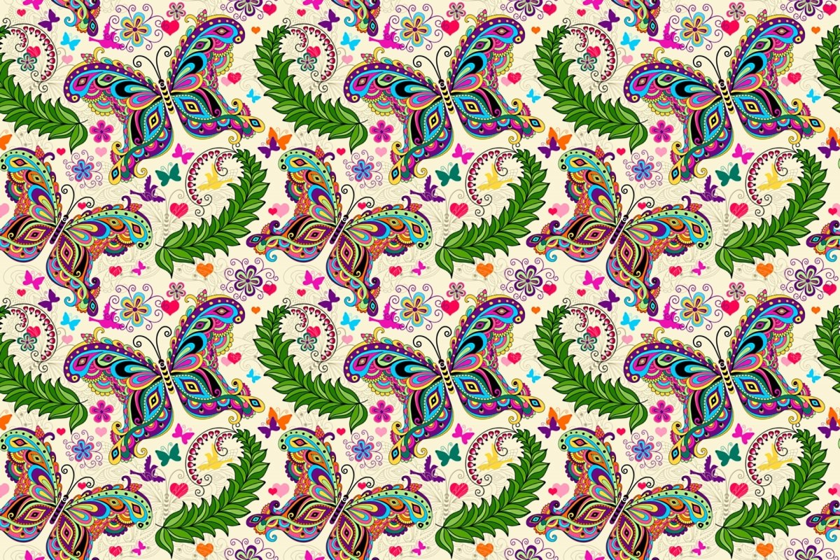 Красивые узоры на ткани