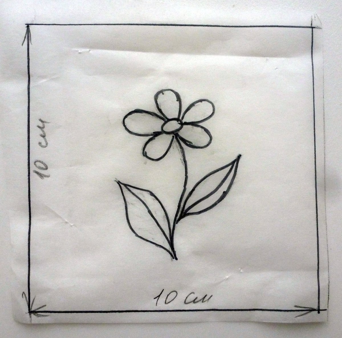 Лёгкие рисунки на ткани