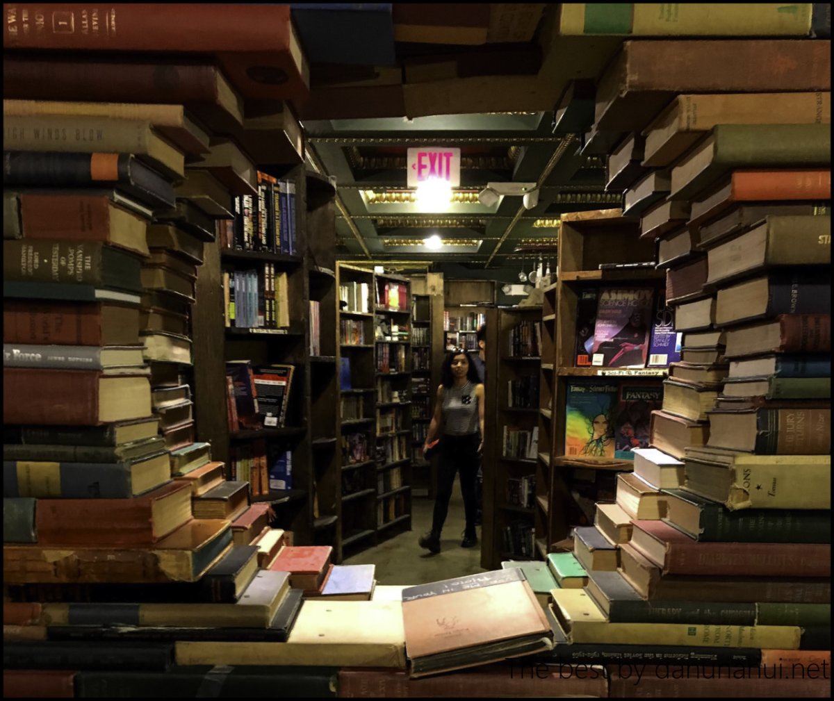 Библиотекарь в библиотеке