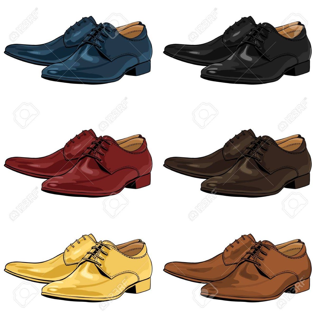 Мужские туфли иллюстрация