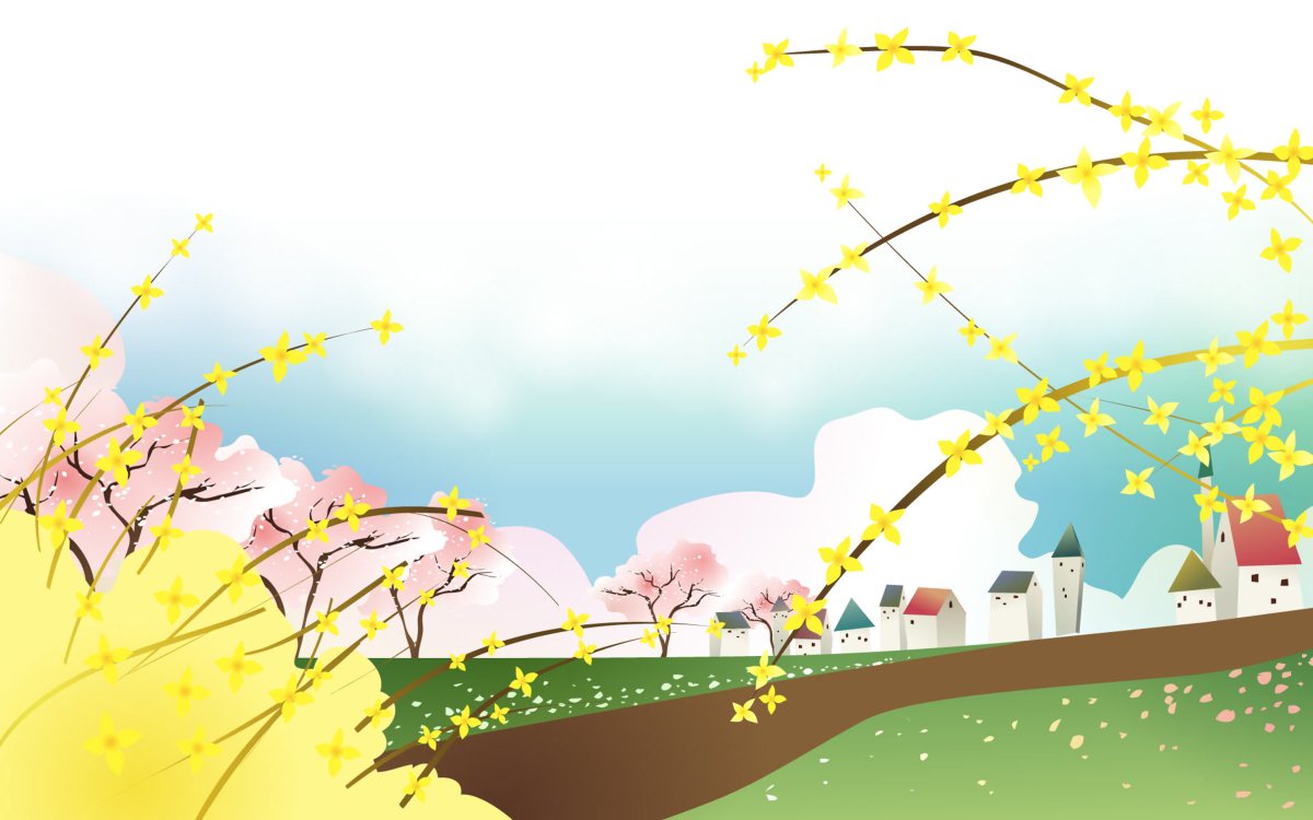 Весенний фон для детей