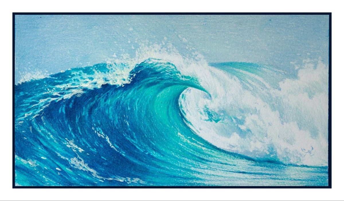 Море волны рисунок