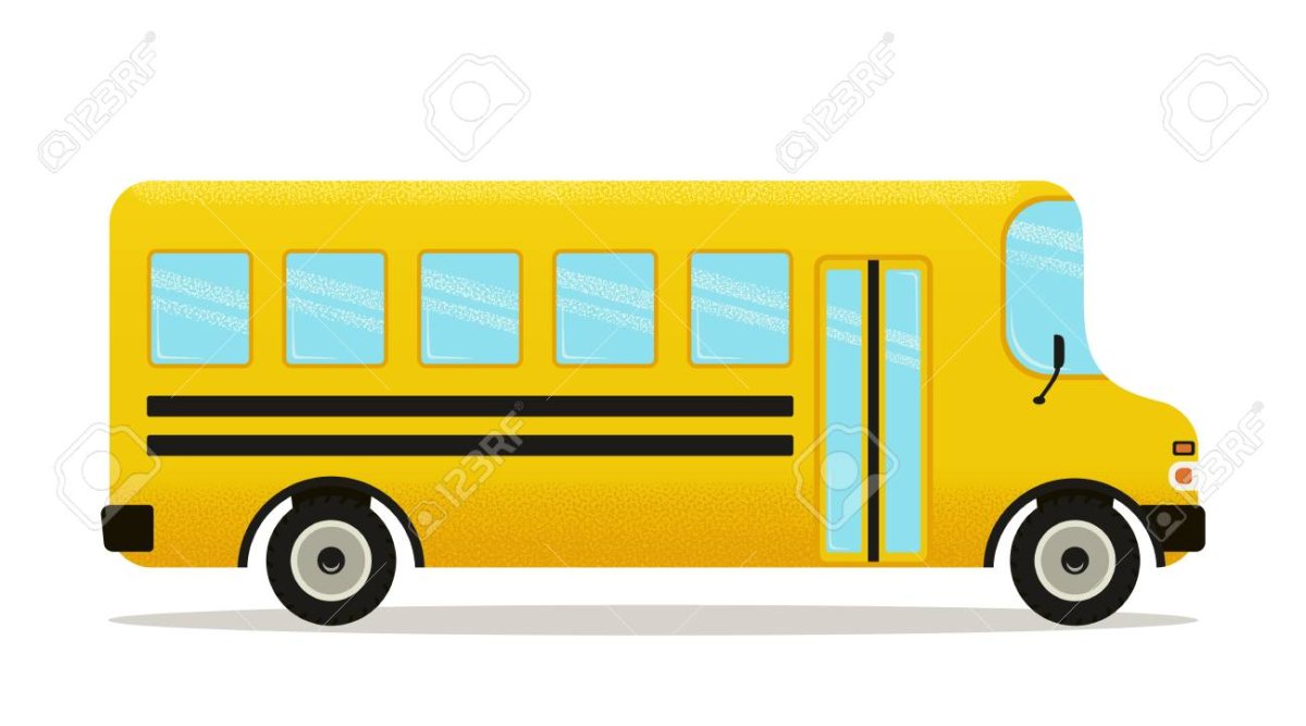 Школьный автобус без фона