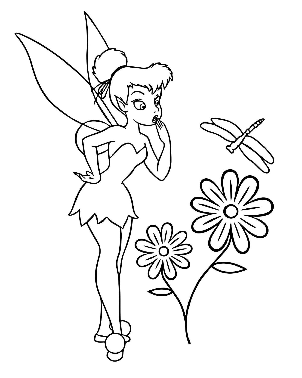 Фея Иридесса раскраска