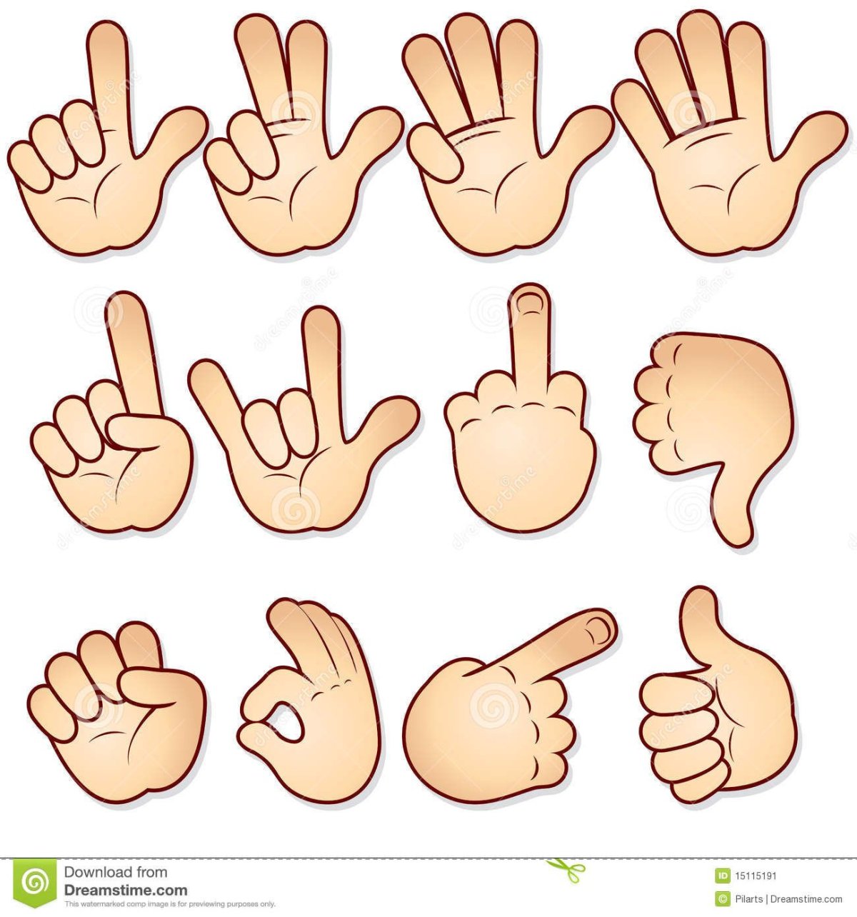 Жест у детей пальцами на руках