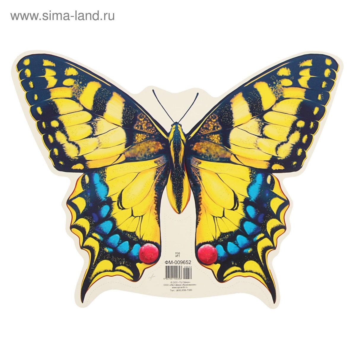 Бабочка Махаон рисунок