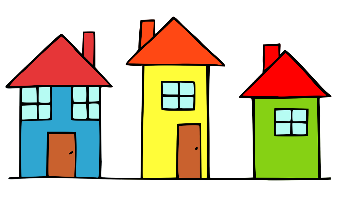 Домик с одним окном на прозрачном фоне