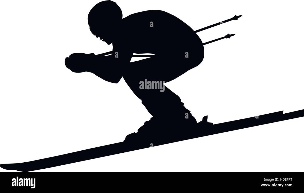 Лыжи раскраска для детей