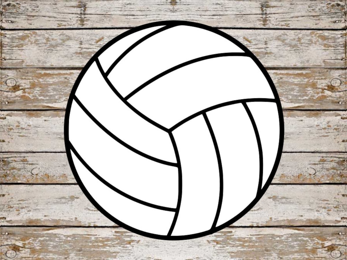 Наклейка волейбольный мяч