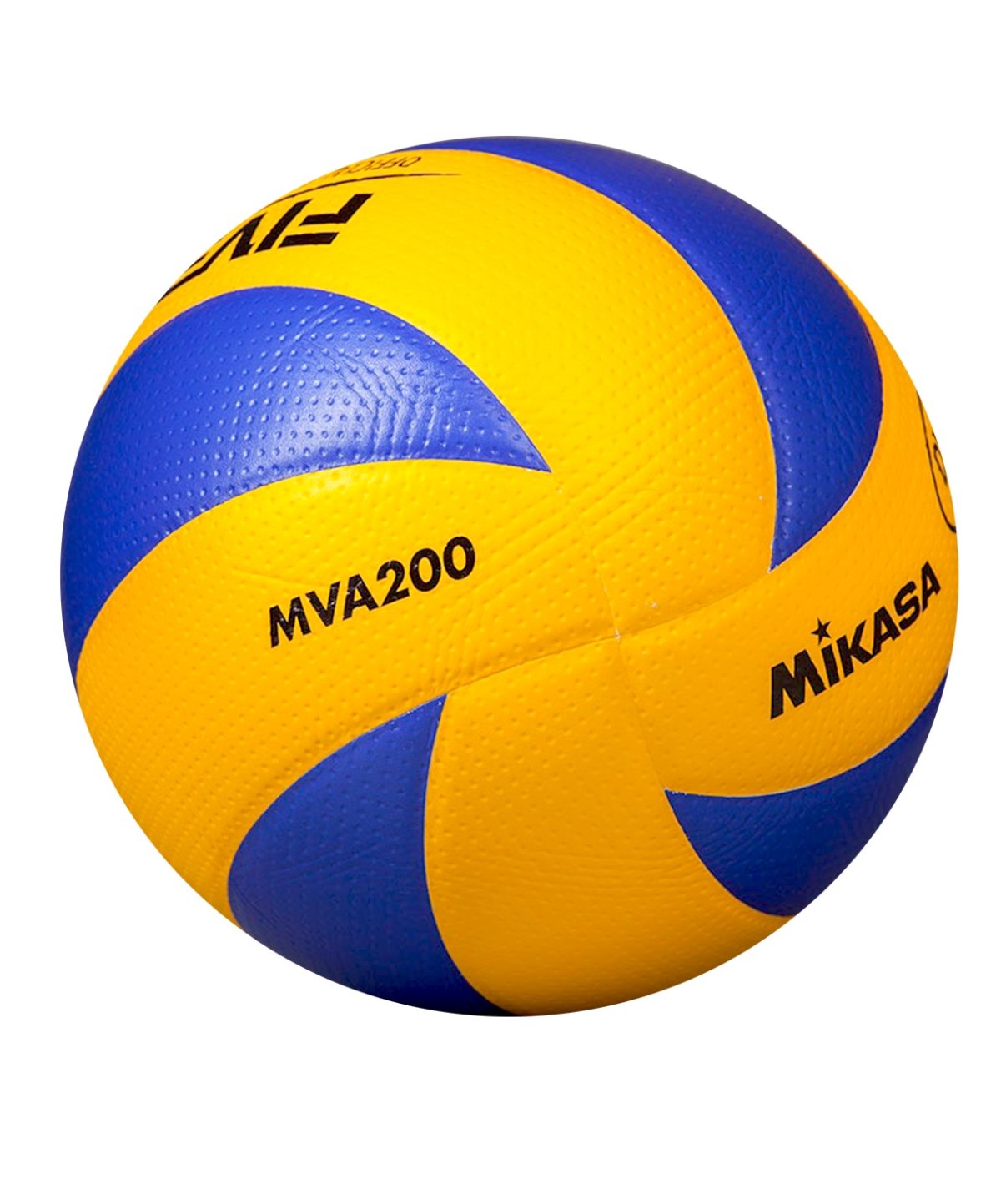 Принт волейбольного мяча на белом фоне.