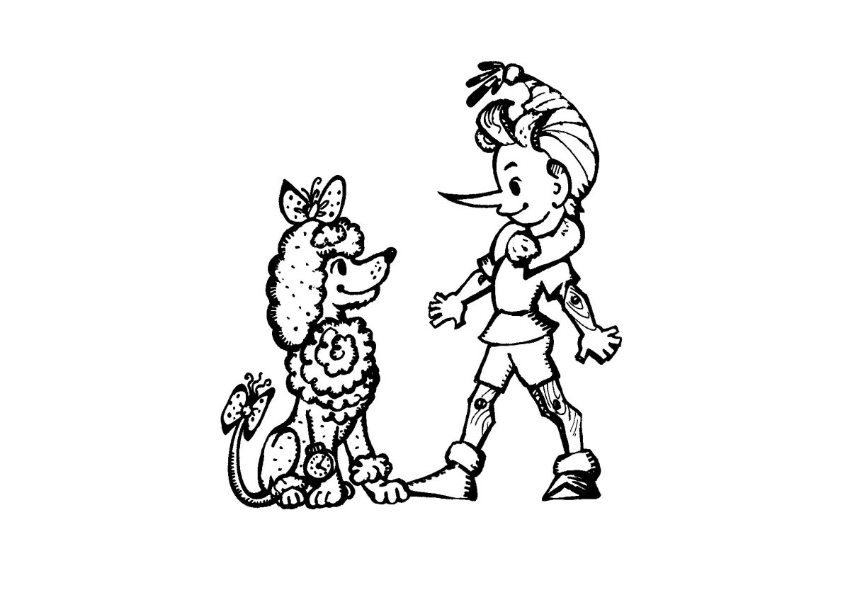 Золотой ключик или приключения Буратино Мальвина