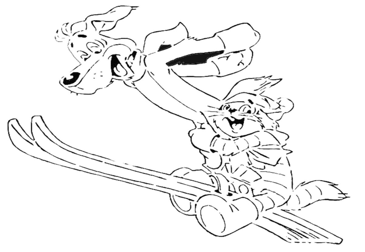 Раскраска. Пиноккио