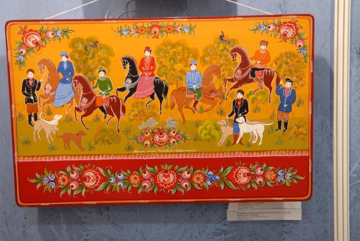 Городецкая роспись Теневкка