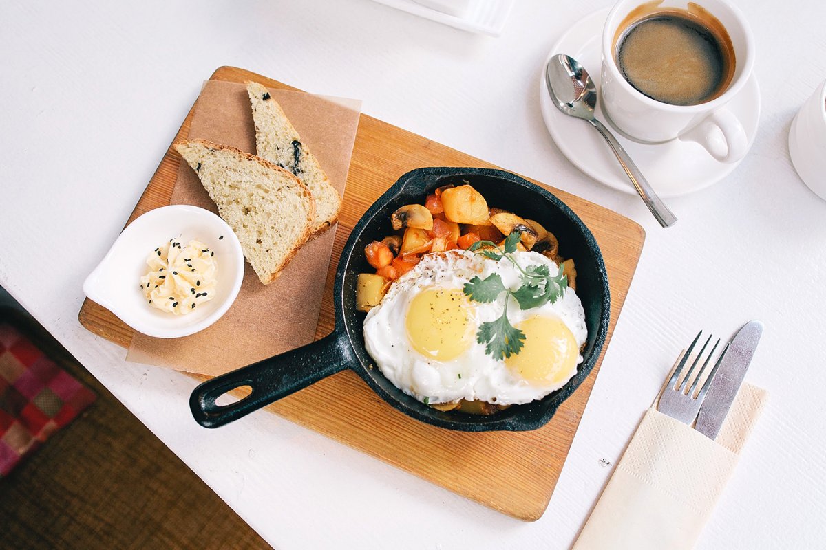 Красивый быстрый завтрак