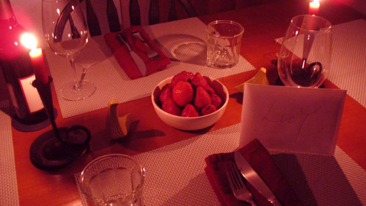 Романтический вечер для любимого в гостинице